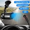 12V Car Heater That Plugs into Cigarette Lighter 2 in 1 Fast Heating Car Defroster Windshield Heater Windshield Defogger with Suction Holder