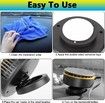 12V Car Heater Fan,Portable Fast Heating Auto Car Heater Defroster Windshield Defogger Automobile Windscreen Heater Plug in Cigarette Lighter