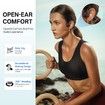 Swimming Headphones Waterproof Underwater Bone Conduction Headphones for Swimming Bluetooth Open Ear Bone Conducting with 32GB MP3 for Sport Running(Red)