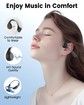 Swimming Headphones Waterproof Underwater Bone Conduction Headphones for Swimming Bluetooth Open Ear Bone Conducting with 32GB MP3 for Sport Running(Black)