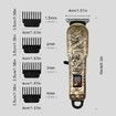 Professional Hair Clippers Men Electric Razor Shavers Cordless Beard Barber Grooming Kit Shape Black Myth Wukong
