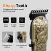 Professional Hair Clippers Men Electric Razor Shavers Cordless Beard Barber Grooming Kit Shape Dragon
