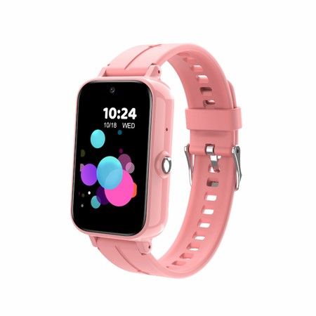 4G Smart Watch for Kids,GPS Tracker,1.47Inch Touch Screen,Smartwatch with 2-Way Voice Video Call,SOS Mode Color Pink