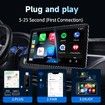Wireless Carplay Adapter 2-in-1 for iPhone Android Wireless Control Plug Play,Dongle for Auto Cars from 2016,iOS 10+ Android 11+