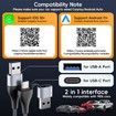 Wireless Carplay Adapter for Apple Android 2-in-1 Wireless Adapter Stable Plug Play Blutooth 5.3 Dongle Auto Convert Wired to Wireless Fast Easy Use