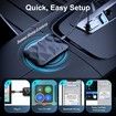 Magic Box Wireless CarPlay Adapter for iOS CarPlay Android Auto Wireless Adapter Converts OEM Wired to Wireless Supports Netflix/YouTube/TF Card