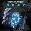 Magic Box Wireless CarPlay Adapter for iOS CarPlay Android Auto Wireless Adapter Converts OEM Wired to Wireless Supports Netflix/YouTube/TF Card