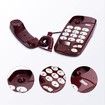 Old Style Wall Phone, Classic Retro Design Landline Phones for Home, Wall Phones for Landline, Suitable for Home, Office (Red)