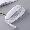 Old Style Wall Phone, Classic Retro Design Landline Phones for Home, Wall Phones for Landline, Suitable for Home, Office (White)