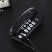 Old Style Wall Phone, Classic Retro Design Landline Phones for Home, Wall Phones for Landline, Suitable for Home, Office (Black)