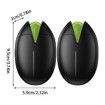 Hand Warmers Rechargeable, 2 Pcs 6000mAh Electric Handwarmers with Charging Cables, 20Hrs Long Heating USB Pocket Hand Warmers Gifts for Women Men, Black