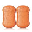 Electric Hand Warmer 2Pcs, 6000 mAh Battery, Electric Hand Warmer, Reusable, Rechargeable Pocket Warmer, Ideal for Outdoor Sports, Hunting,Orange