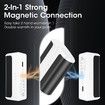 Hand Warmers Rechargeable 2 Pcs, 6000mAh Electric Portable USB Hot Pocket Sized Hand Warmer 18Hrs Long Heating Heater Gifts, White