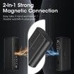 Hand Warmers Rechargeable 2 Pcs, 6000mAh Electric Portable USB Hot Pocket Sized Hand Warmer 18Hrs Long Heating Heater Gifts, Black