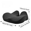 Car Seat Cushion,Memory Foam Office Chair Cushion,Ergonomic Cushions For Tailbone, Sciatica And Back Relief Color Black