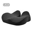 Car Seat Cushion,Memory Foam Office Chair Cushion,Ergonomic Cushions For Tailbone, Sciatica And Back Relief Color Black