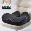 Car Seat Cushion,Memory Foam Office Chair Cushion,Ergonomic Cushions For Tailbone, Sciatica And Back Relief Color Black