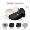 Car Seat Cushion,Memory Foam Office Chair Cushion,Ergonomic Cushions For Tailbone, Sciatica And Back Relief Color Black