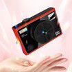 Red 5K 64MP High Definition Student Campus Digital Camera Beauty Selfie Mirrorless CCD Travel WiFi