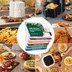 200 Foods Air Fryer Cheat Sheet Magnets Cooking Guide Booklet,Magnetic Cookbook,Cheat Sheet Set
