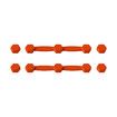 Air Fryer Magnet Silicone Buckle for Holding Down Air Fryer Parchment Paper,Lock Disposable Liners Safely & Prevent Paper to Burn,Orange,2 Set