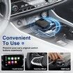 Wireless Carplay Adapter,2 in 1 Wireless Car Play and Android Auto Adapter Plug Play Low Latency for Cars from 2016 and iOS 12+,Android 11+
