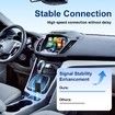 Wireless Carplay Adapter,2 in 1 Wireless Car Play and Android Auto Adapter Plug Play Low Latency for Cars from 2016 and iOS 12+,Android 11+