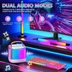 Mini Karaoke Machine for Kids, Portable Bluetooth Karaoke Speaker with 2 Wireless Mics and LED Color Lights, Home KTV, Birthday for Girls and Boys, Beige