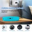Portable Bluetooth CD Player with Headphones Discman Walkman CD Player Rechargeable with Dual Stereo Speakers,MP3 USB(Blue)