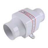 3 inch In Line Marine Bilge Air Blower 12V 130 CFM Ultra Quiet White for Yacht, Sailboat, Boat,  Model Number:SFIB1-130-01