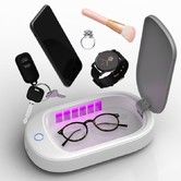Portable UV Jewelry Sterilizer Cleaner Personal Sanitizer Disinfection Cabinet UV Sterilizer For Glasses Rings Watches