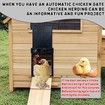 Automatic Chicken Coop Door, New Automatic Chicken Door with Timer and LCD Display, IPX3 Weatherproof Anti-Pinch Chicken Door