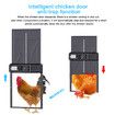 Automatic Chicken Coop Door, New Automatic Chicken Door with Timer and LCD Display, IPX3 Weatherproof Anti-Pinch Chicken Door