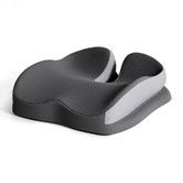 Seat Cushions for Office Chairs, Cushion for Long Sitting, Coccyx Cushion for Tailbone Press Relief, Memory Foam Seat Car Chair Cushion, Grey