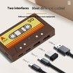 Tape Shape HUB2.0 Cute Retro Desktop Ornament USB HUB Adapter Splitter