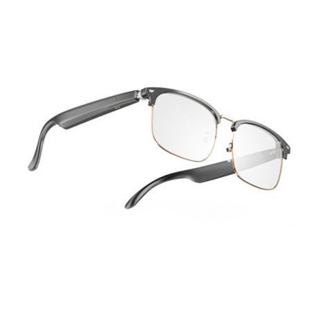 Black Gold Border AI Smart Bluetooth Glasses Titanium Frame Wireless MultiFunction Driving Call