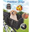 Bike Basket Front Rear,Folding Bicycle Basket with Removable Liner Bag,Large Quick Release Design Metal Ebike Basket