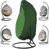 Patio Hanging Chair Cover, Egg Swing Chair Cover Waterproof Outdoor Furniture Protector Garden Pod Chair Cover 210D Oxford Fabric,Green