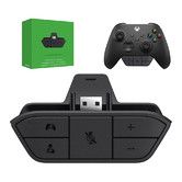 Stereo Headset Adapter, Controller Adapter Mic Adapter for X-box One, One S, X, Elite 1Elite2, Series S, X Controller