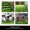 2x25m Artificial Grass Synthetic Turf Fake Imitation False Faux Green Lawn Roll 10mm Child Pet Friendly for Backyard Balcony Garden Patio