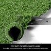 2x25m Artificial Grass Synthetic Turf Fake Imitation False Faux Green Lawn Roll 10mm Child Pet Friendly for Backyard Balcony Garden Patio