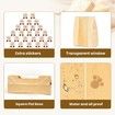 Bread Bags for Homemade Bread 50PCS Paper Sourdough Large Bakery Bags with Window Includes 50PCS Label Seal Stickers