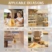 Bread Bags for Homemade Bread 50PCS Paper Sourdough Large Bakery Bags with Window Includes 50PCS Label Seal Stickers