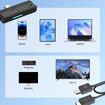 Wireless HDMI Transmitter Receiver Portable Extender with 2.4G 5GHz Connection,Plug Play for Laptop PC TV Projector
