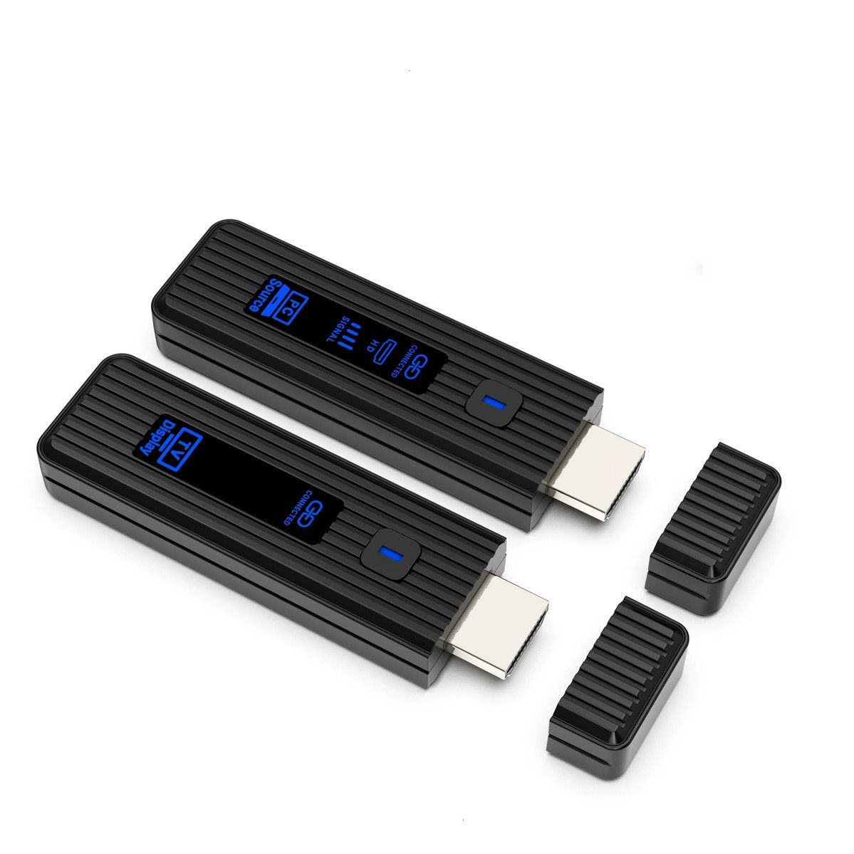 Wireless HDMI Transmitter Receiver/Extender Plug and Play,Transmit PC/Laptop/TV-Box Video to TV/Monitor/Projector for Home,Office,Outdoor