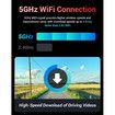 4k Dash Cam Front and Rear, 3.59 Inch IPS Screen, Built in 5G WiFi Dash Camera for Cars with App
