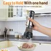 Rechargeable Electric Salt and Pepper Grinder Set, USB Charging Port with Sliding Dust Cover, Automatic Salt and Pepper Mill Grinder
