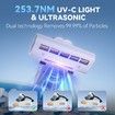 Mattress Vacuum Cleaner Bed Vacuum with 13Kpa Suction Power UV-C Light Ultrasonic Heating Min Single Brushroll Rotation