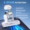 Mattress Vacuum Cleaner Bed Vacuum with 13Kpa Suction Power UV-C Light Ultrasonic Heating Min Single Brushroll Rotation
