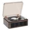 CD Player with Speakers HiFi Stereo Sound for Home,Bluetooth Retro Wood CD Music Players FM Radio with Remote Control,Support USB AUX Playback